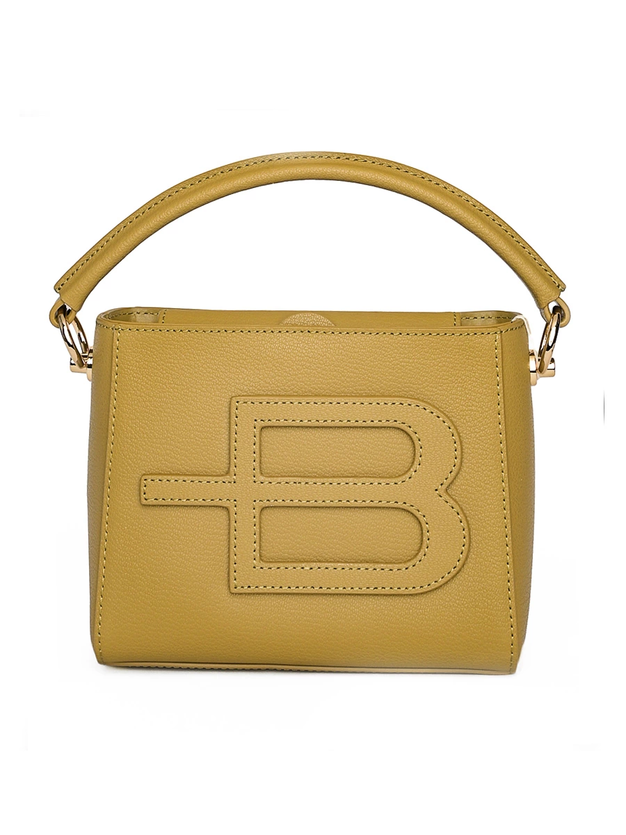 Сумка-мини горчичного цвета